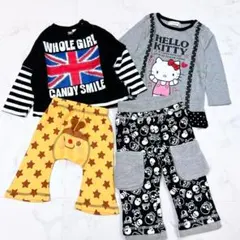80～90サイズ 子供服 4点おまとめセット トップス＆パンツ