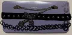 claire'sチョーカー、ネックレス3点セット