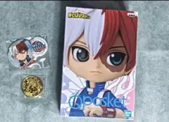 僕のヒーローアカデミア 　轟焦凍　グッズ　フィギュア　缶バッジ
