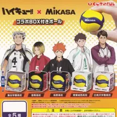 ハイキュー！！×MiKASA コラボBOX付きボール 【全5種フルコンプセット】
