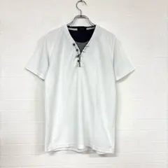 929 TAKA:Q 半袖シャツ ホワイト Mサイズのサムネイル