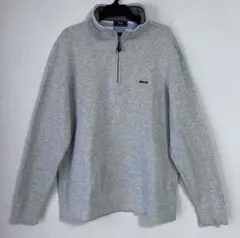 Kent ハーフジップ スウェットトレーナー L グレー