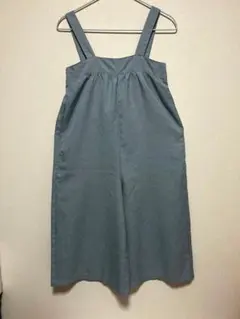 GU サロペット サイズ150 ブルー 目立った汚れなし 春・秋