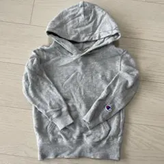 Champion キッズグレー フード付きパーカー