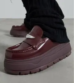 新品未使用品】Nike Air Jordan ローファー ミュール ボルドー - メルカリ