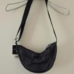 ユニクロ×マリメッコ ラウンドミニショルダーバッグ ダークグレー