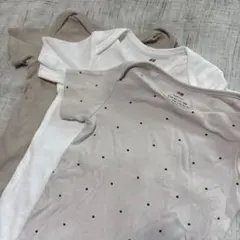 H&M ベビー肌着 3枚セット (オーガニックコットン)