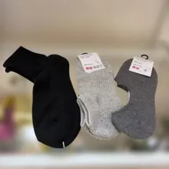 【UNIQLO 】ソックス 丈色々3足セット メンズ 25-27cmのサムネイル