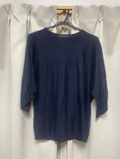 美品✨無印良品　麻１００%七分袖トップス