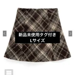 インパン裏地付きチェック柄ミニスカート［gf93］