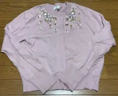 ジルスチュアート　ビジューカーディガン