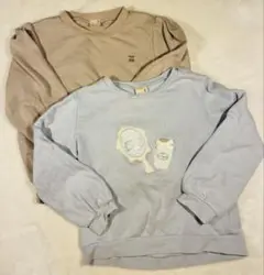 プティマイン　トレーナー2点セット　まとめ売り 120cm