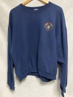 00s JERZEES スウェット HAZMATネイビー L