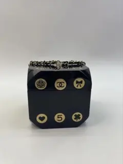 CHANEL 2017年 アクリル ダイス バッグ ブラックのサムネイル