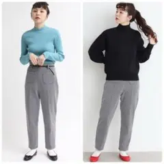 CHILD WOMAN バイヤスギンガムジャージ サブリナパンツのサムネイル