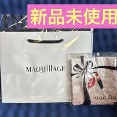 「新品」MAQuillAGE ショップ袋 ハンカチセットのサムネイル