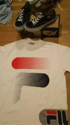 ■貴重USA製FILA■フィラTシャツm＆バンズus6未使用