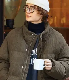 EMMA CLOTHES ボリュームスタンドパディングジャケット