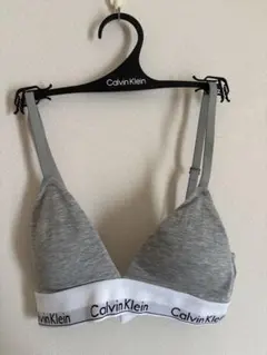 Calvin Klein グレー ブラジャーとショーツセット