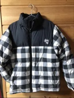 Stussy チェック柄 ジップアップ ブルゾン - メルカリ