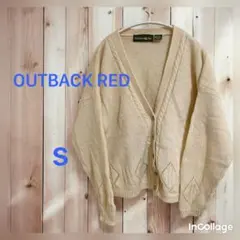 OUTBACK RED クリーム色 カーディガン 輸入古着/海外古着 イギリス