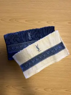 未使用品　イヴ・サンローラン ハンドタオル2枚セット