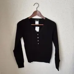 【未使用品・タグ付】アニエスベー カットソー agnis b. bロゴボタン