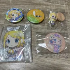 SNOW MIKU 2025 ランダムキラキラ缶バッジ 鏡音リン 鏡音レン 2個