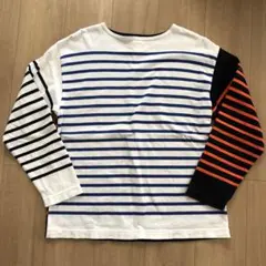 アダムエロペ　ボーダー　カットソー　G.F.G.S. ボートネック　ロンT