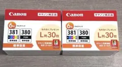CANON純正インク BCI-381+380インクカートリッジ 6色×2個セット