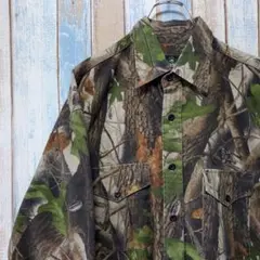 1298☆レッドヘッド☆長袖シャツ☆リアルツリー☆カモフラ☆刺繍ロゴ☆Lサイズ