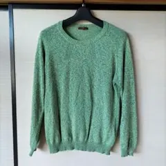 AMACA 緑系 ニットセーター 38