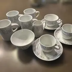 オールドナルミ ビルディング 金彩 カレー皿 グラス カトラリー 5客