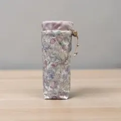 保冷保温ペットボトルカバー【フラワーチューリップピンク】ラミネート生地