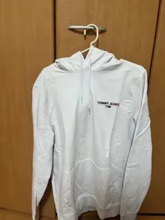 TOMMY JEANS ホワイト パーカー M