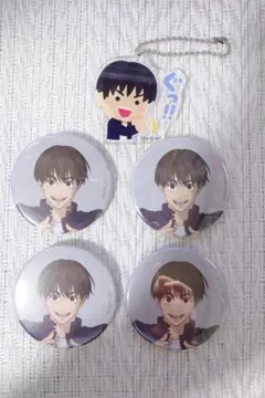 呪術廻戦展　缶バッジ　いらすとや　アクリルチャーム　灰原雄　5点セット