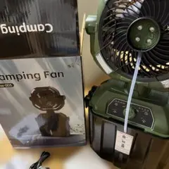 36000mAh大容量 ミストファン キャンプ 扇風機 アウトドアファン