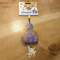 【新品未使用】カリフォルニアディズニー70周年記念オーナメント/ティンカーベルのサムネイル