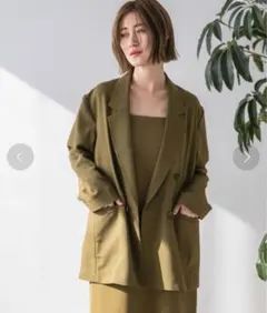 【美品】ダブルブレストジャケットセットアップ