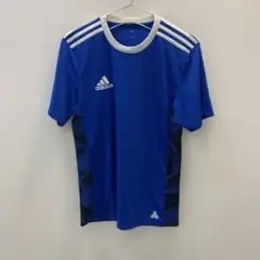 J1162 adidas 青 半袖スポーツウェア メンズ M