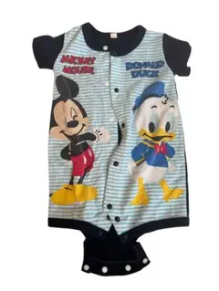 ミッキーマウス ドナルドダック ロンパース サイズ70