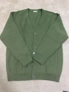 オリーブグリーン Lサイズ カーディガン