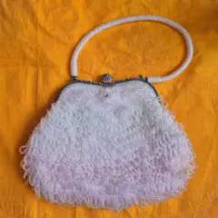 【レトロ】ビーズ細工 フォーマルバッグ 箱・タグ付き