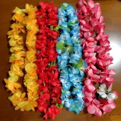 フラダンス用レイ 2本セット HAWAIIタグ付き - メルカリ