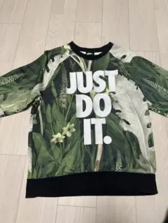 Nike JUST DO IT. 植物柄 トレーナー