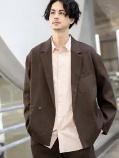 春、秋ジャケット　ニコアンド　ブラウン