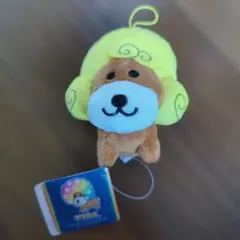 アフロ犬 マスコット ぬいぐるみ