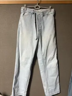 comoli ベルテッドデニム アイスブルー サイズ1