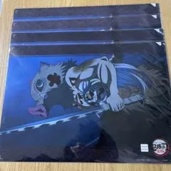 鬼滅の刃 レイヤードクリアファイル 4枚セット 伊之助、堕姫