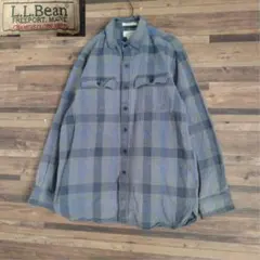 L.L.Bean バッファローチェックヘビーネルチェックシャツ シャモアクロス